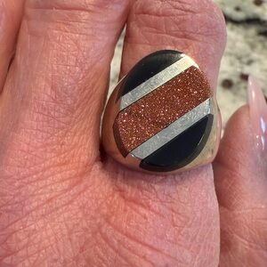 Sterling 925 Black Onix Ring